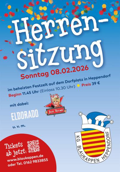 Flyer-Vorschau zu Herrensitzung